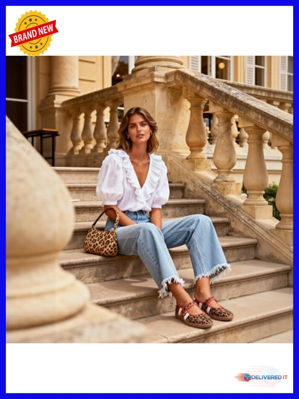 Women's Mary Jane Fashion Sneakers | Slip on Flats | Retro Hook and Loop - Picture 3 of 6